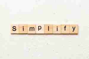simplify